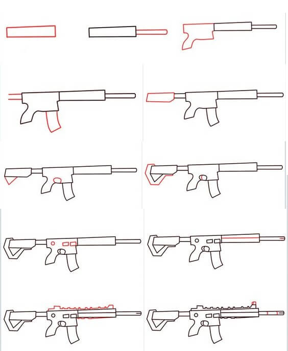 Desenhos de Arma para crianças