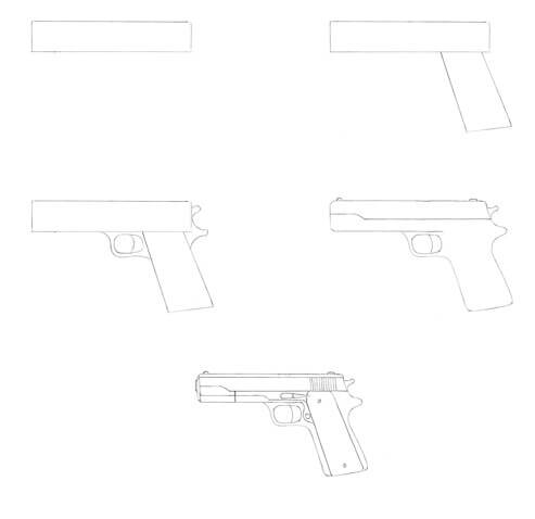 Desenhos de Arma simples