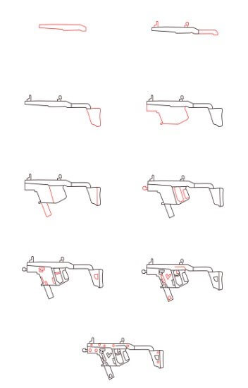 Desenhos de Arma VECTOR