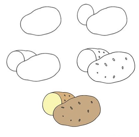 Desenhos de Batata