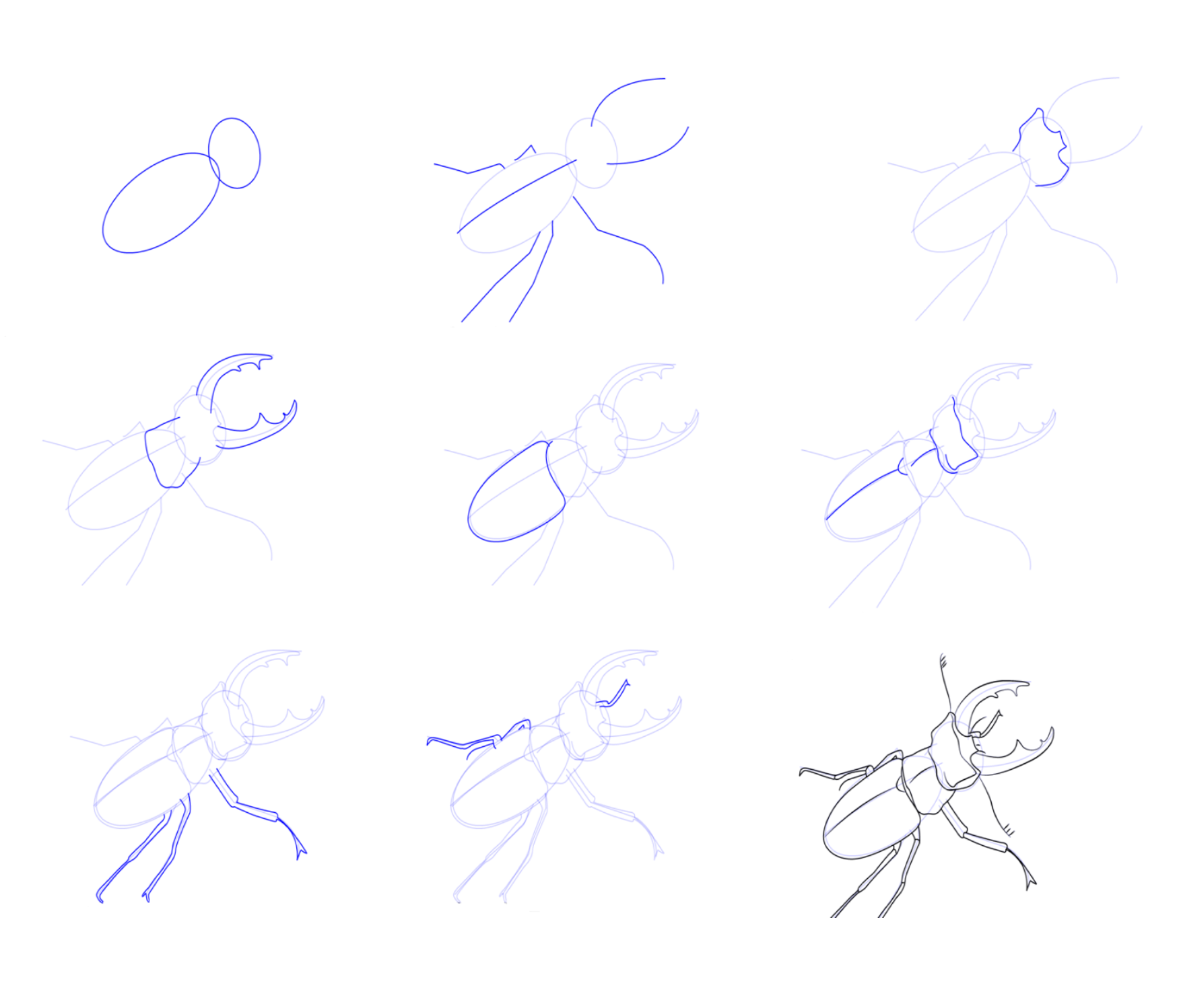 Desenhos de Besouro Forte
