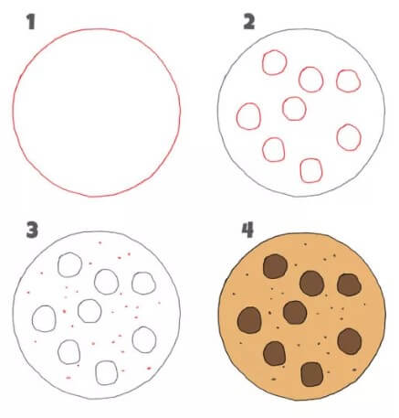 Desenhos de Biscoito básico