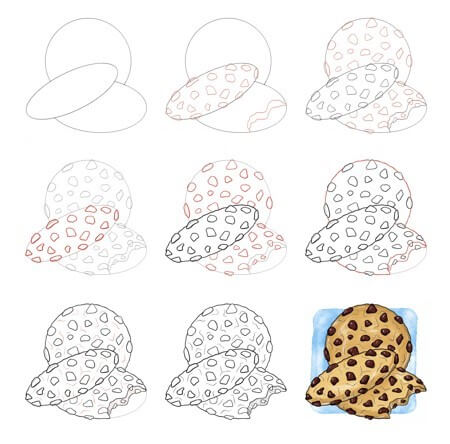 Desenhos de Biscoitos deliciosos