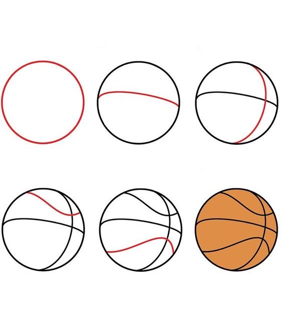 Desenhos de Bola de basquete