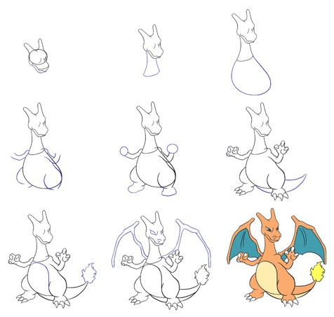 Desenhos de Charizard