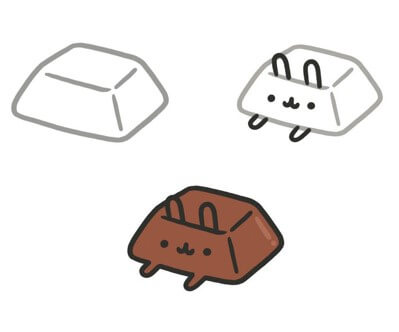 Desenhos de Chocolate adorável