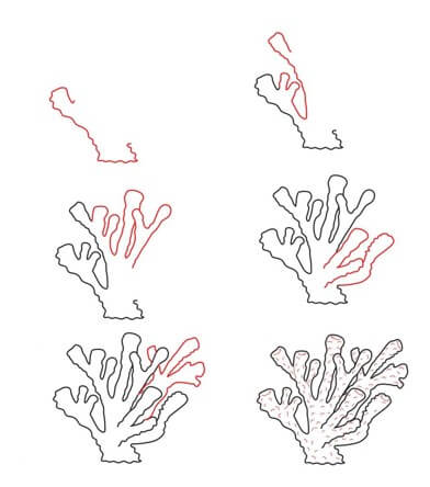 Desenhos de coral bolha