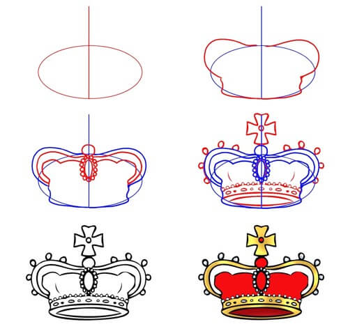 Desenhos de Coroa papal
