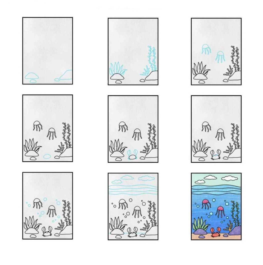 Desenhos de Desenho simples de coral