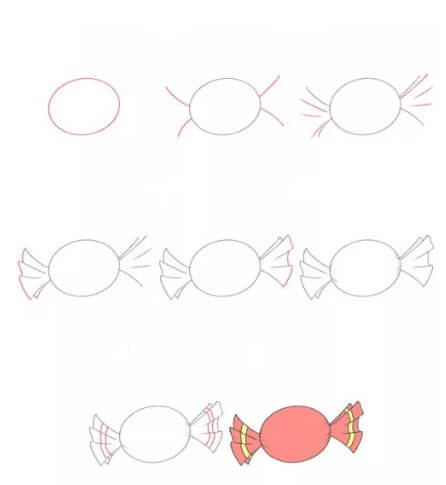 Desenhos de Doce básicos