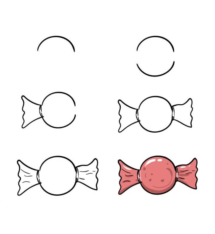 Desenhos de Doce simples