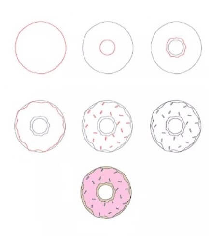 Desenhos de Donut grátis