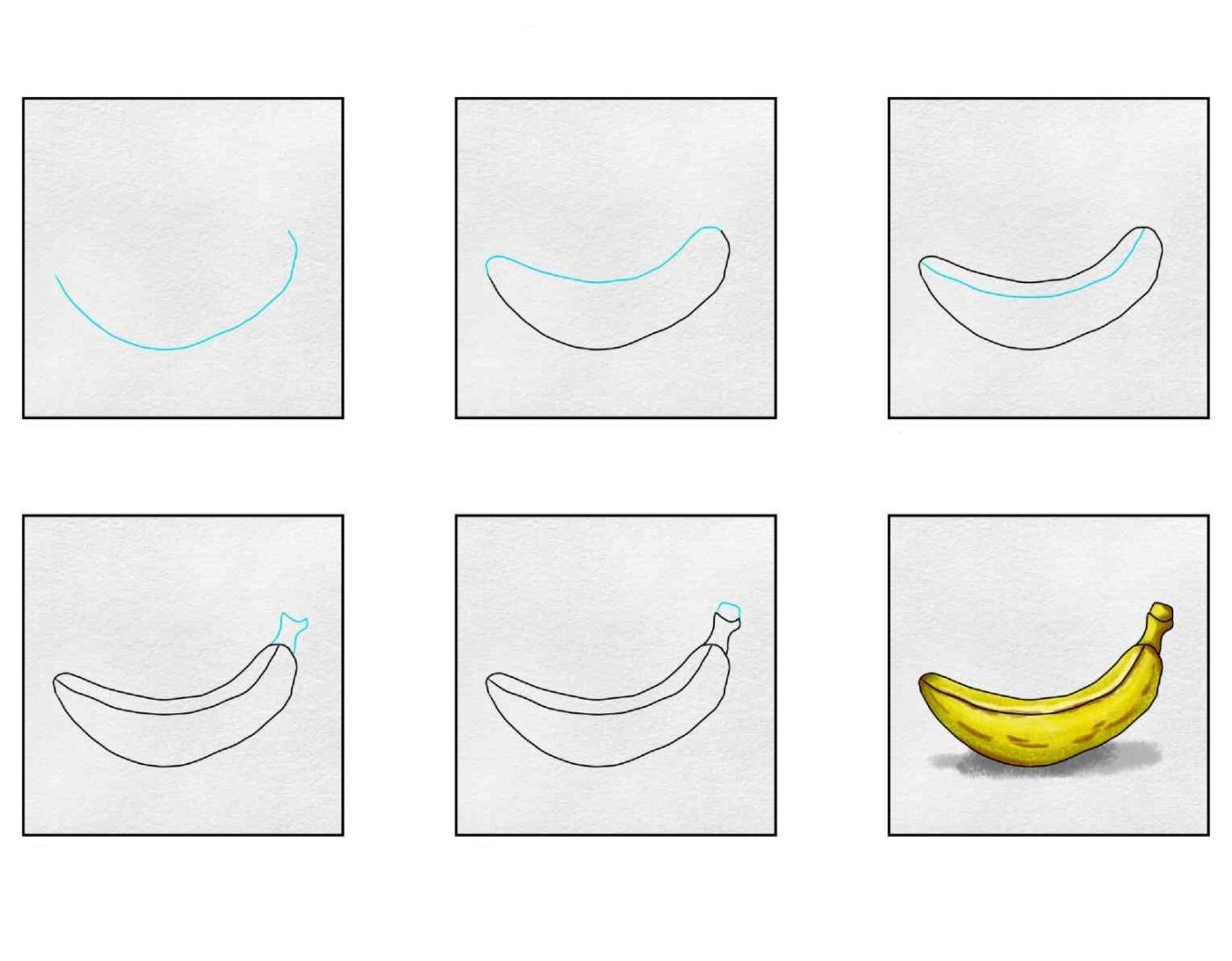 Desenhos de Esboço de banana