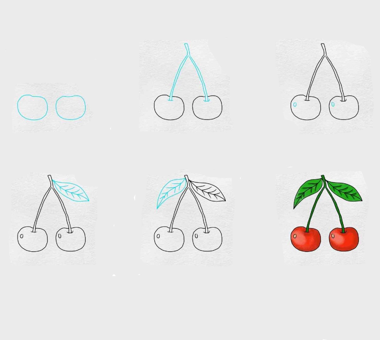 Desenhos de Estampa de cereja