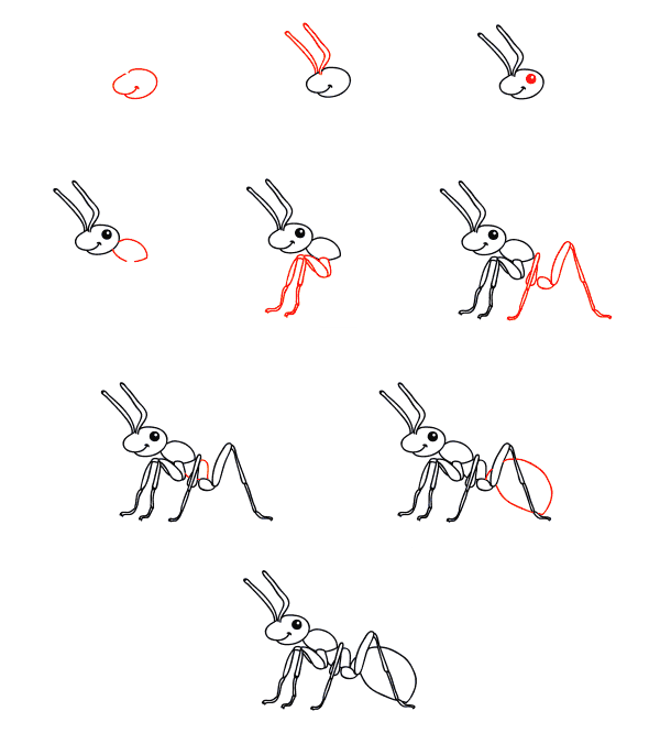 Desenhos de Formiga operária grátis
