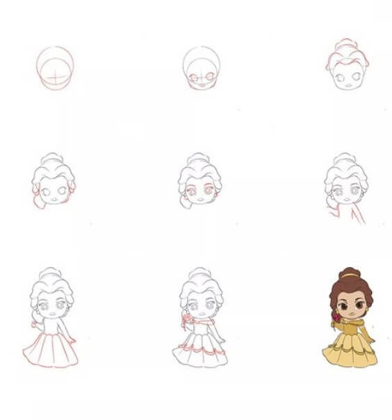 Desenhos de Garota de olhos grandes