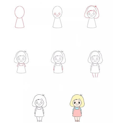 Desenhos de Garota do campo