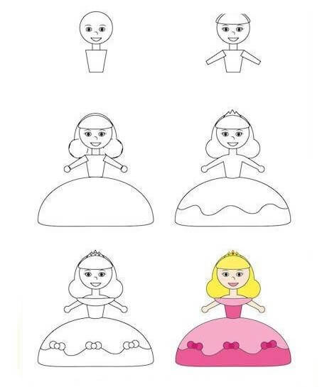 Desenhos de Garota engraçada