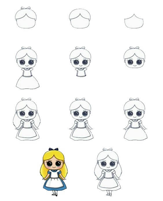 Desenhos de Garota imprimível