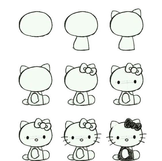 Desenhos de Hello Kitty dê uma olhada