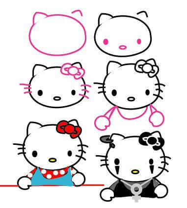 Desenhos de Hello Kitty para crianças