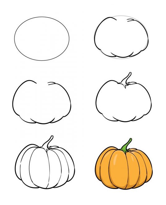 Desenhos de Ideia de abóbora (2)