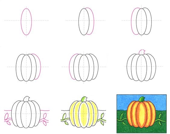 Desenhos de Ideia de abóbora (8)