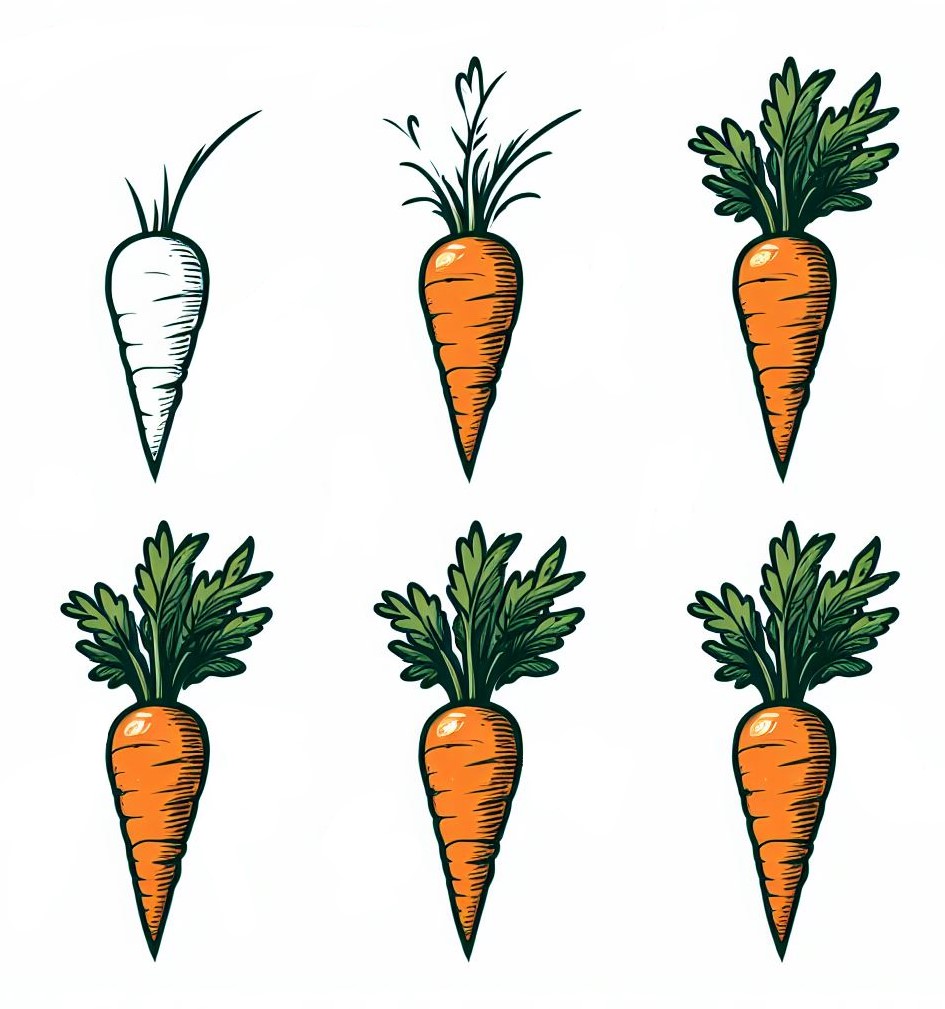 Desenhos de Imagem cenoura