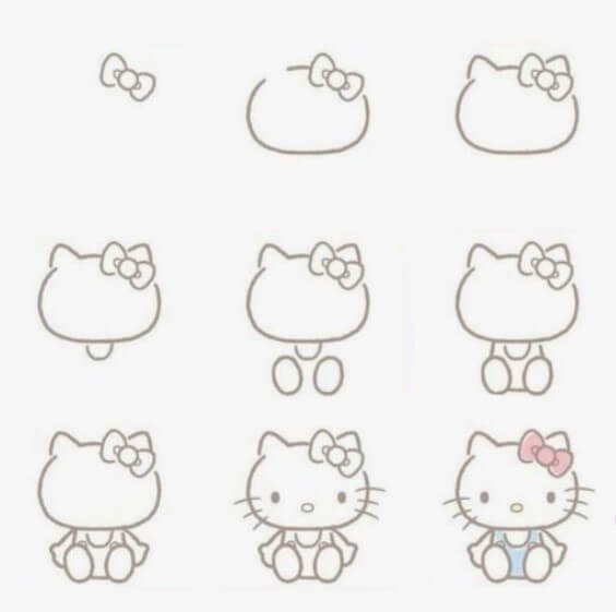 Desenhos de Imagem da Hello Kitty