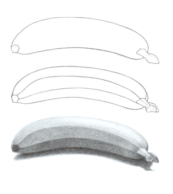 Desenhos de Imagem de banana