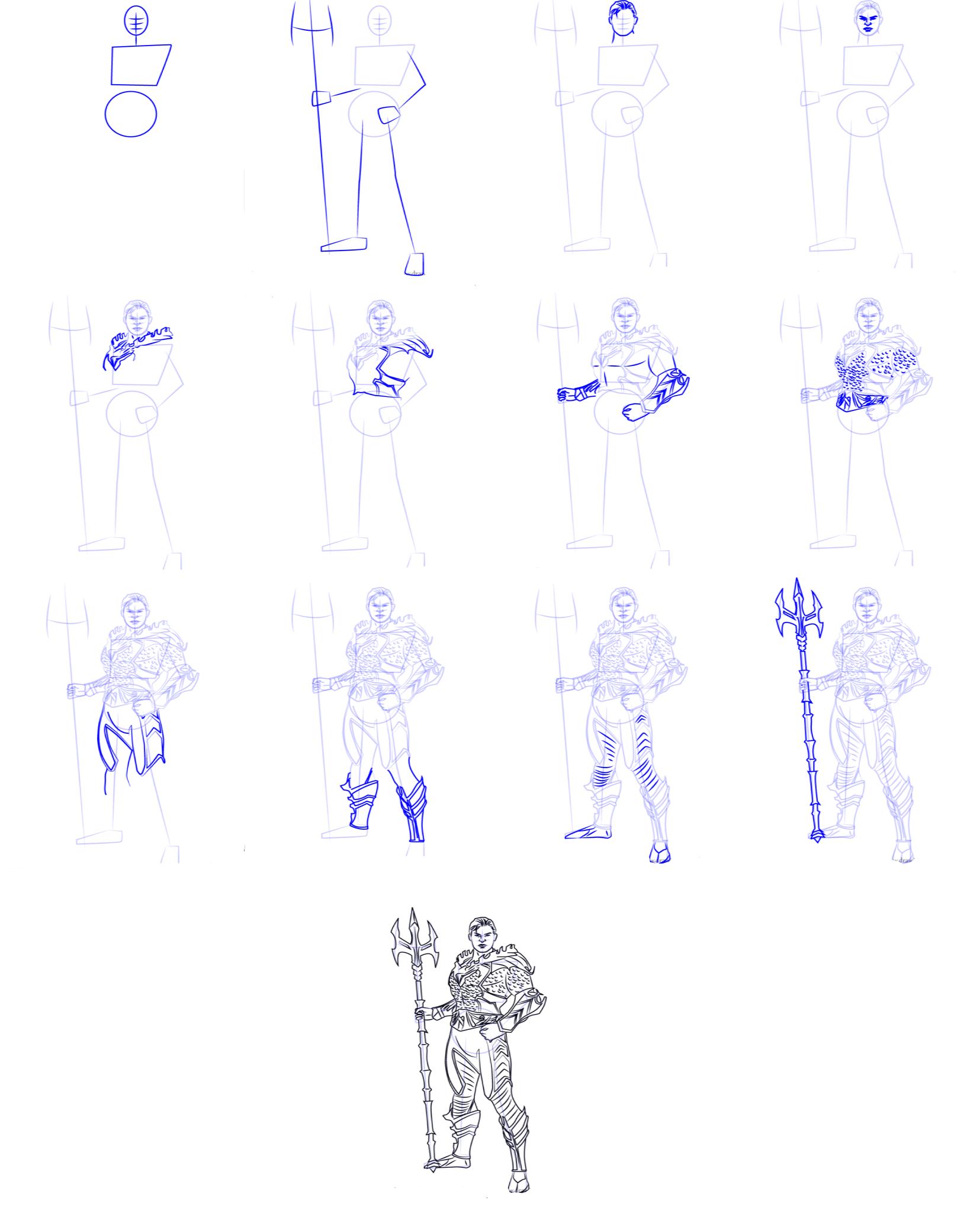 Desenhos de Imagem do Aquaman