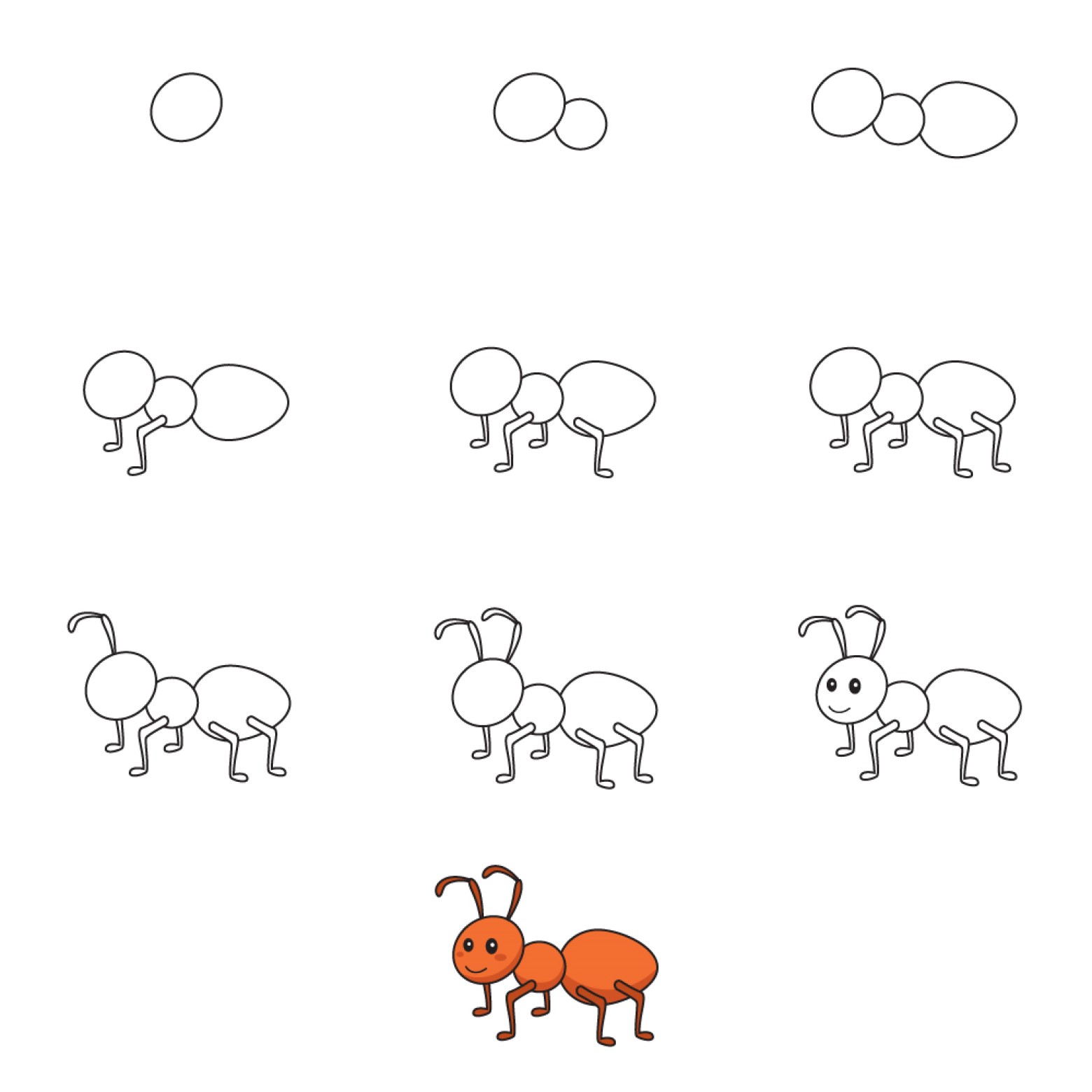 Desenhos de Imagem gratuita de formiga
