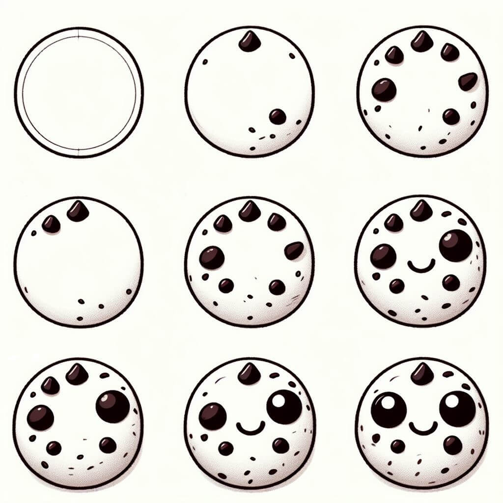 Desenhos de Imagem simples de biscoito