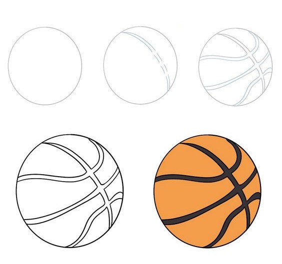 Desenhos de Impressão gratuita de basquete