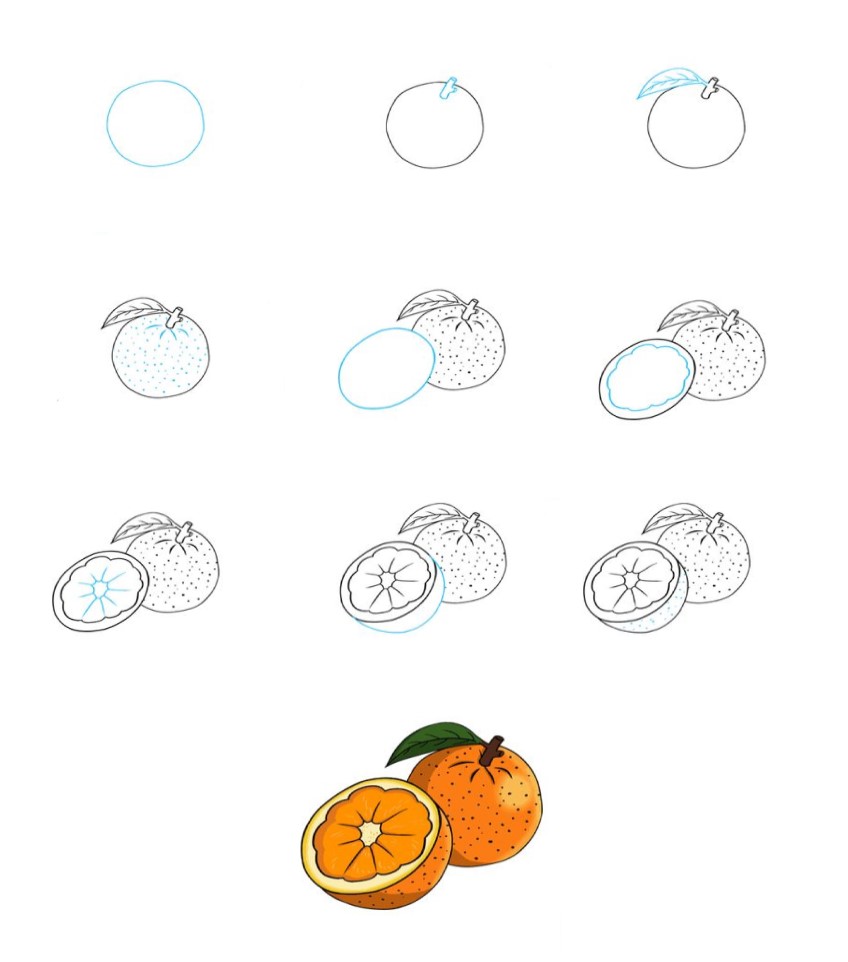Desenhos de Laranja grátis