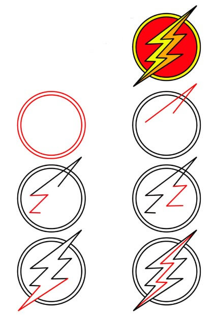 Desenhos de Logotipo do Flash