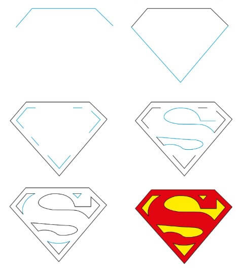 Desenhos de Logotipo do Superman