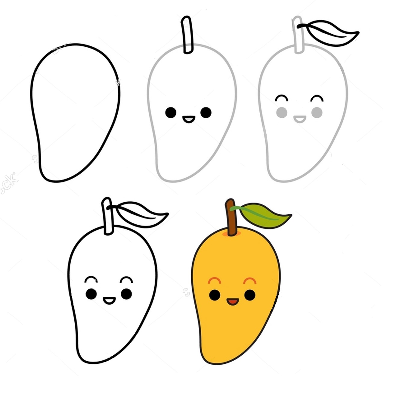 Desenhos de Manga fofa