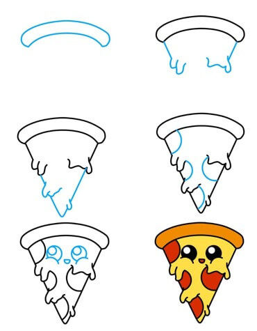 Desenhos de Mini Pizza