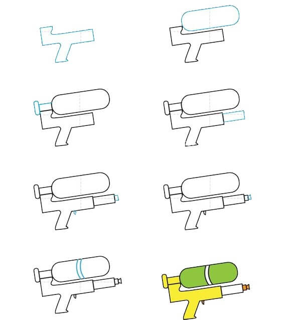 Desenhos de Pistola de água grátis