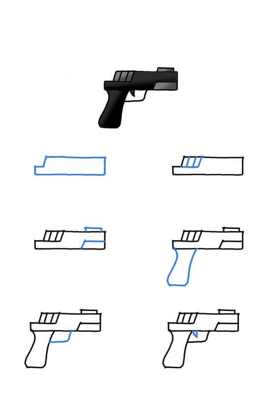 Desenhos de Pistola elétrica grátis