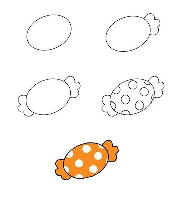 Desenhos de Rodada de doce