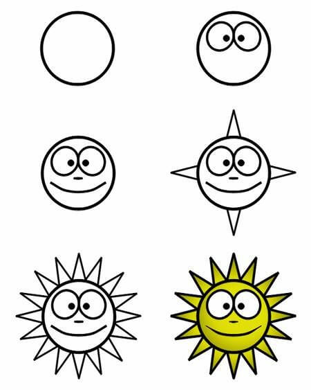Desenhos de Sol Alegre