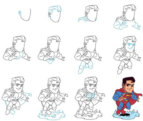 Desenhos de Sorriso do Superman 2