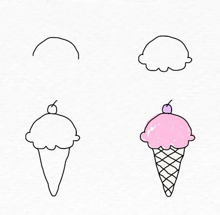 Desenhos de Sorvete básico