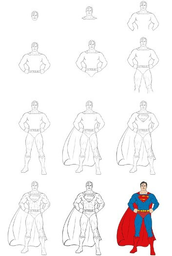 Desenhos de superman justiça