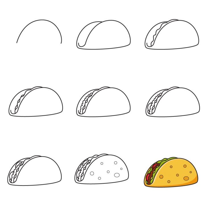 Desenhos de Tacos básicos