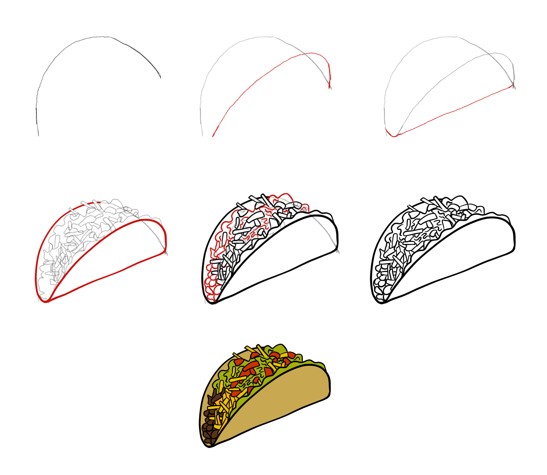 Desenhos de Tacos grátis