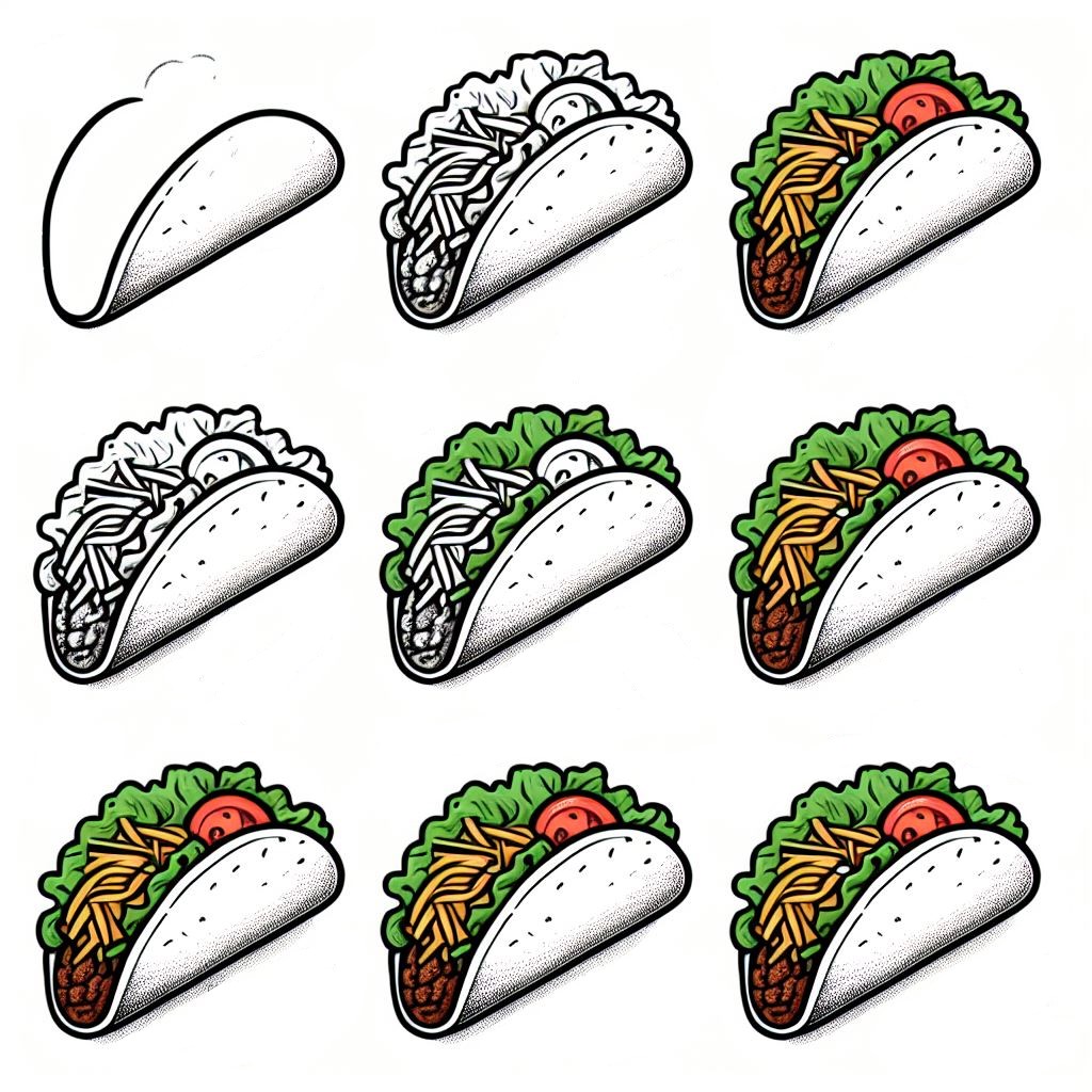 Desenhos de Tacos