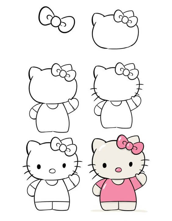 Desenhos de Tecelagem da Hello Kitty